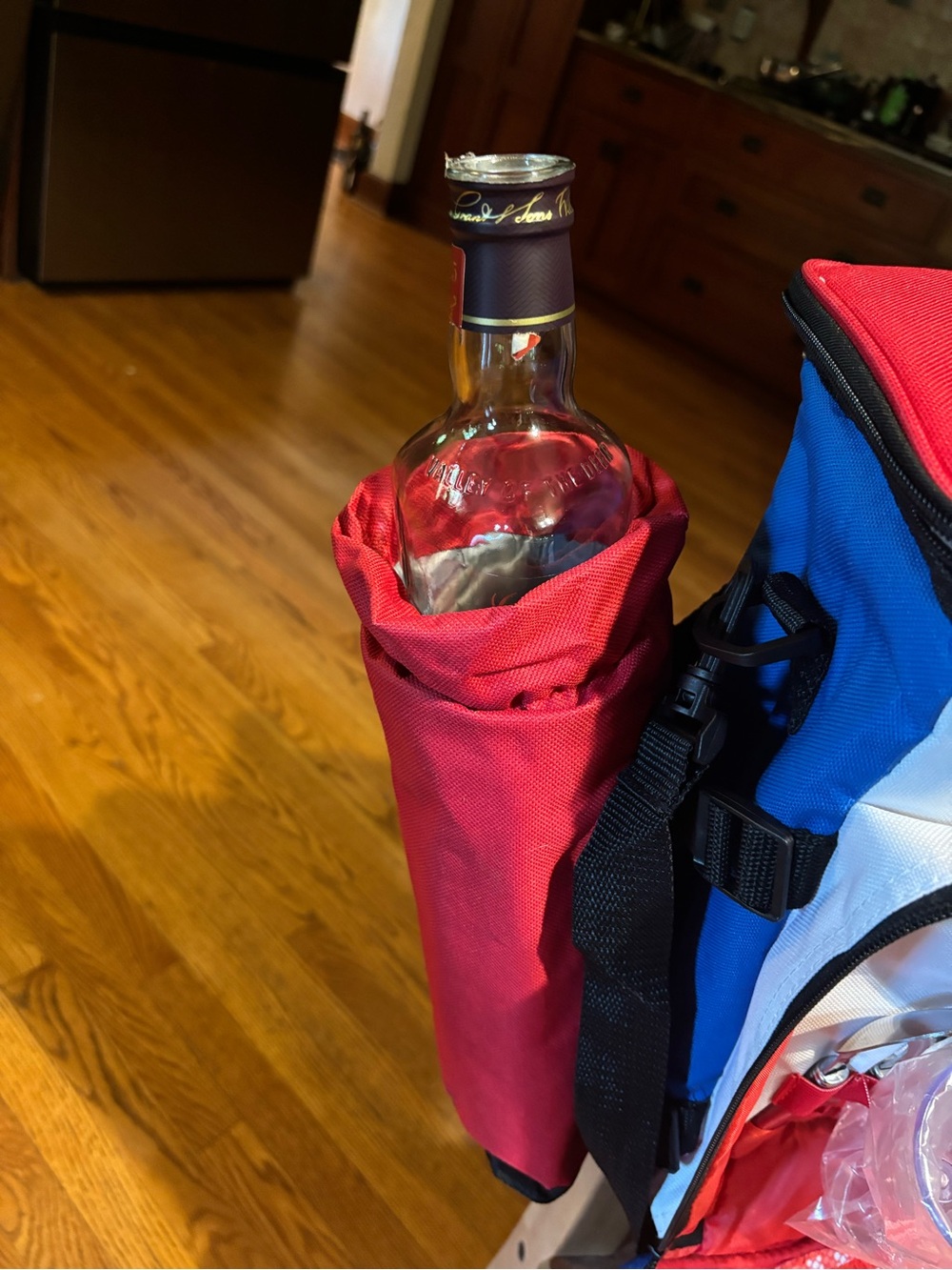 PICNIC READY!! NEW Adorable Blue and Red Insulated Picnic Backpack Set - a - Picture 6 of 8